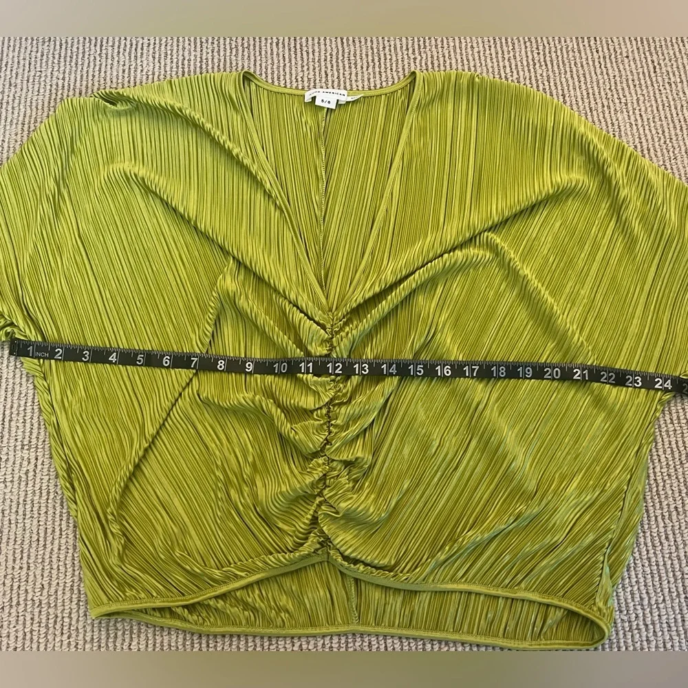 Good American Chartreuse Wide Leg Pants - Picture 13 of 16